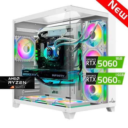 TORRE PC BANSHEE/Ryzen 5 9600X/B650M/RAM 32GB/ DISCO 1TB/RTX 5060 TI 16GB