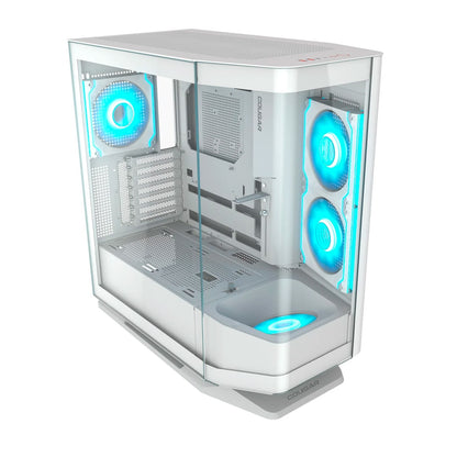 Chasis Cougar FV270 RGB | Alto Flujo y Diseño Panorámico para PC de Alto Desempeño