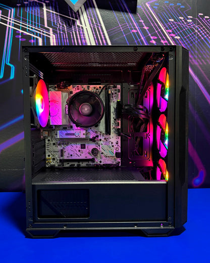 Combo Stinger: Ryzen 5 8500G - Board B840M Wifi6 - RAM DDR5 16GB - M.2 1TB - MSI MAG - Monitor 24' 144Hz MSI - Teclado y mouse MSI