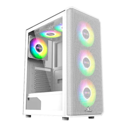 Chasis Flow E | Iceberg|Mid Tower ATX con Malla Frontal y ARGB