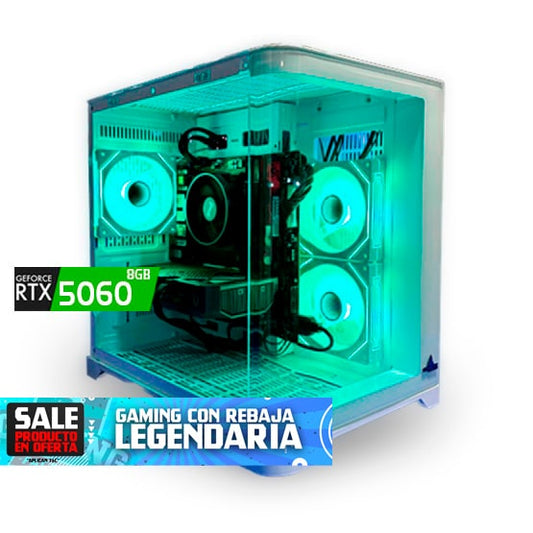 TORRE MINIGUN/ Ryzen 5 5500-B550-RAM32GB-SSD1TB-RTX50608GB