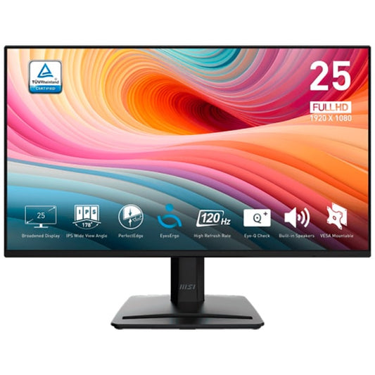 Monitor MSI PRO MP252-E2 – 25” IPS Full HD | 120Hz | 1ms