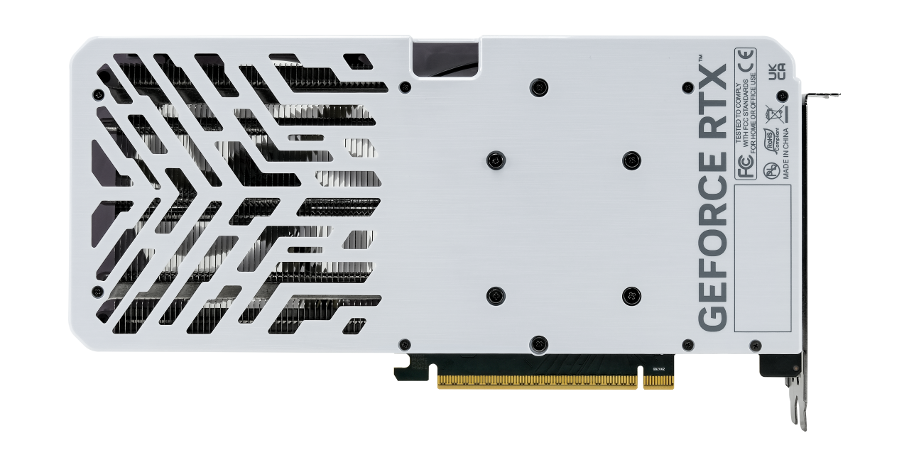 Tarjeta de video Nvidia RTX 5060 8GB Palit White OC Dual Fan