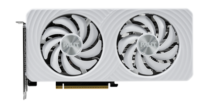 Tarjeta de video Nvidia RTX 5060 8GB Palit White OC Dual Fan