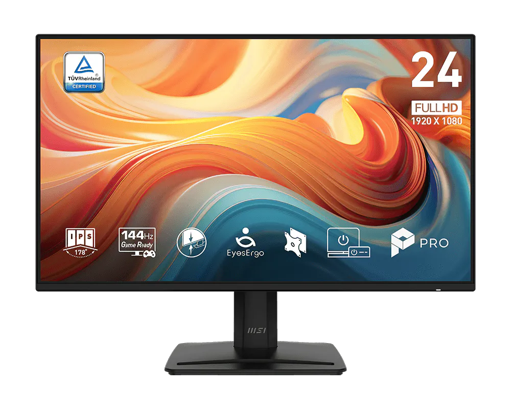 Monitor MSI PRO MP242-E14A – 24” IPS Full HD | 144Hz | 1ms