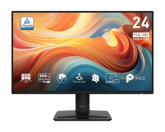 Monitor MSI PRO MP242-E14A – 24” IPS Full HD | 144Hz | 1ms