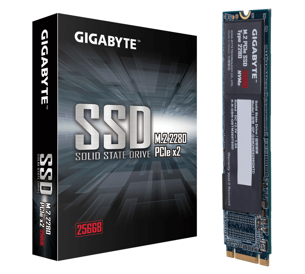SSD M 2 NVMe PCIe Gigabyte 256GB Gaming Factory
